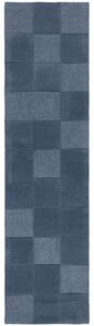 Běhoun Moderno Checkerboard Blue 60x230 cm