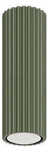 Sollux SL.1607 - Bodové svítidlo KARBON 1xGU10/10W/230V 20 cm zelená
