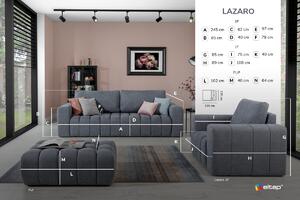 Lazaro 3+1+taburet Materiál / Dekor: Monolith 97