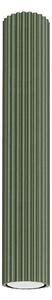 Sollux SL.1609 - Bodové svítidlo KARBON 1xGU10/10W/230V 40 cm zelená