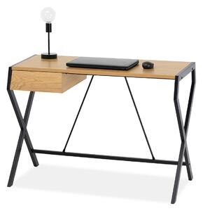 Designový psací stůl TARAS - černý / dub