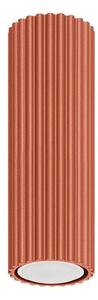 Sollux SL.1626 - Bodové svítidlo KARBON 1xGU10/10W/230V 20 cm oranžová