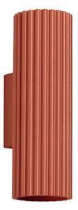 Sollux SL.1655 - Nástěnné svítidlo KARBON 2xGU10/10W/230V červená