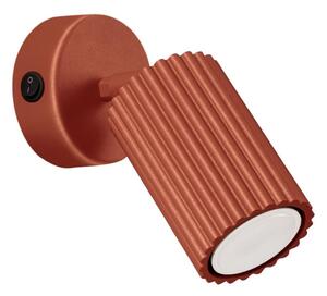 Sollux SL.1636 - Nástěnné bodové svítidlo KARBON 1xGU10/10W/230V oranžová