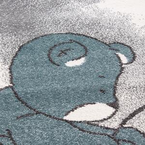 Ayyildiz koberce Dětský kusový koberec Kids 580 blue kruh - 120x120 (průměr) kruh cm