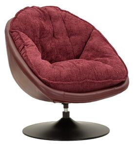 Vínové otočné křeslo Retro Style – Mauro Ferretti