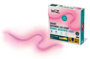 Philips WiZ Colors 8720169074859 Smart Outdoor Led LightStrip kit 5m Type C venkovní LED pás 24W/630lm 2700-5000K+RGB IP65 (adaptér IP44) bílá