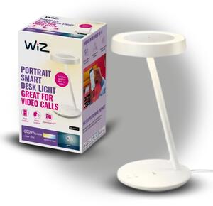 Philips Wiz Tunable White 8720169072695 Portrait Desk Lamp stolová lampička LED 10W/600lm 2700-6500K bílá USB-C