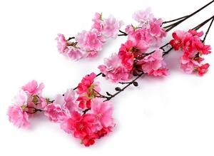 Umělá větvička sakura - 1 růžová sv