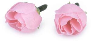 Umělý květ růže Ø20 mm balení 30 kusů - 3 růžová sv