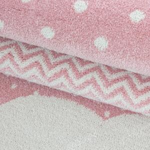 Ayyildiz koberce Dětský kusový koberec Bambi 820 pink - 80x150 cm