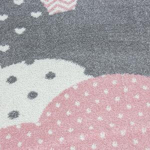 Ayyildiz koberce Dětský kusový koberec Bambi 820 pink kruh - 120x120 (průměr) kruh cm