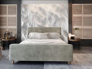 Manželská čalouněná postel NESSIE - 160x200, béžová