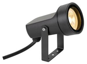BIG WHITE SLV SYNA SHADE svítidlo se zemním hrotem, GU10, 1x max. 10 W, IP65, kulaté, černé 1008480