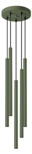 Sollux SL.1522 - Lustr na lanku PASTELO 5xG9/8W/230V zelená