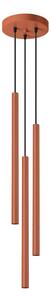 Sollux SL.1527 - Lustr na lanku PASTELO 3xG9/8W/230V červená
