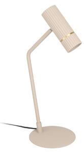 Stolní lampa LED Caminia, výška 48,5 cm, písková barva, ocel