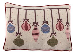 Bavlněný dekorační polštář s vánočním motivem 35x50 cm Ornamentia – Bloomingville