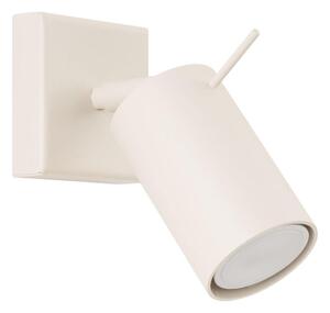 Sollux SL.1494 - Nástěnné bodové svítidlo RING 1xGU10/10W/230V krémová