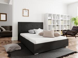 Manželská postel s úložným prostorem FLEK 1 - 180x200, černá