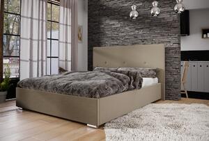 Manželská postel s úložným prostorem FLEK 2 - 160x200, béžová