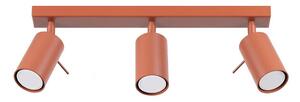 Sollux SL.1508 - Bodové svítidlo RING 3xGU10/10W/230V červená