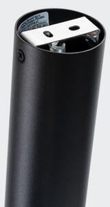 Sollux SL.1409 - Bodové svítidlo NERO 1xGU10/10W/230V 22,5 cm černá/lesklý chrom