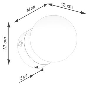 Sollux SL.1460 - Nástěnné svítidlo YOLI 1xG9/8W/230V bílá
