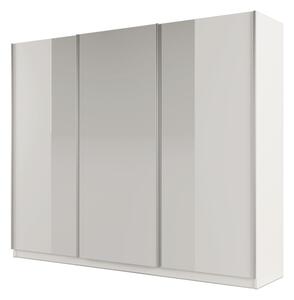 Šatní skříň 250 ENOLA se zrcadly - bílá