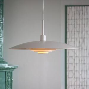 Markslöjd Závěsné světlo Piny, bílé, Ø 57 cm, kov, E27, Bílá / opál, Obývací pokoj / jídelna, kov, Moderní