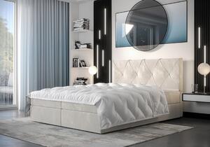 Hotelová postel s úložným prostorem LILIEN COMFORT - 200x200, béžová