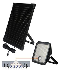 LED Venkovní solární reflektor se senzorem LED/30W/6,4V IP65 3000/4000K