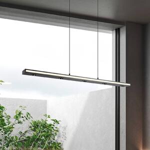 Trio Lighting LED závěsné světlo Graham, černé, kov, nahoru/dolů, stmívač, stmívatelný, Černá, Obývací pokoj / jídelna, kov, Moderní