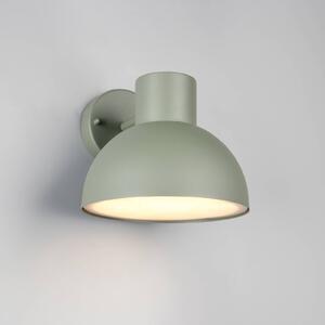Trio Lighting Venkovní nástěnné svítidlo Elbe, zelené, tlakově litý hliník, E27, stmívatelný, Zelená, Hliník, Skandinávský