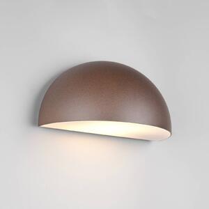 Trio Lighting Venkovní nástěnné svítidlo Maas, rezavě hnědé, tlakově lité hliníkové, E27, stmívatelný, Hnědá / rez, Hliník, Skandinávský