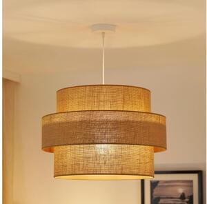 Brilagi - Lustr na lanku SPACE YUTE 1xE27/15W/230V pr. 50 cm béžová/bílá