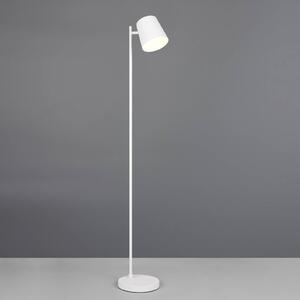 Reality Leuchten LED stojací lampa Blake, bílá matná, kov, stmívatelná, stmívatelný, Bílá / opál, Obývací pokoj / jídelna, kov