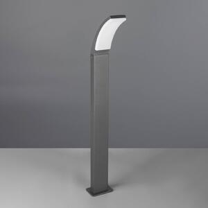 Reality Leuchten LED osvětlení cesty Beja, antracitová, hliník, výška 100 cm, Černá, Hliník, Moderní