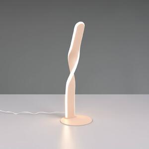 Reality Leuchten LED stolní lampa Ginko, písková, kov, výška 40,5 cm, Krémová / jantar, Obývací pokoj / jídelna, kov, Moderní