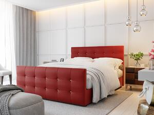 Jednolůžková postel KAUR 1 - 120x200, červená