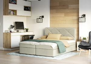 Manželská postel s úložným prostorem KATRIN COMFORT - 180x200, béžová