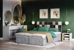 Boxspringová postel s úložným prostorem SAVA COMFORT - 180x200, černá