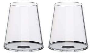 Sklenice na červené víno Trebonn SplitGlass, 2 ks Barva: Černá