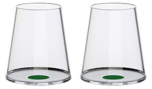 Sklenice na červené víno Trebonn SplitGlass, 2 ks Barva: Zelená