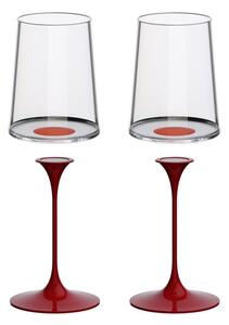 Sada 2 sklenice na bílé víno + 2 stopky Trebonn SplitGlass, 2 ks Barva: Červená