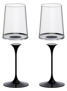 Sada 2 sklenice na bílé víno + 2 stopky Trebonn SplitGlass, 2 ks Barva: Černá
