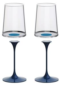 Sada 2 sklenice na bílé víno + 2 stopky Trebonn SplitGlass, 2 ks Barva: Modrá