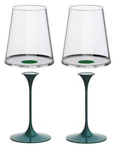 Sada 2 sklenice na červené víno + 2 stopky Trebonn SplitGlass Barva: Zelená