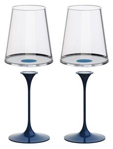 Sada 2 sklenice na červené víno + 2 stopky Trebonn SplitGlass Barva: Modrá