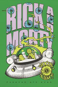 Umělecký tisk Rick And Morty - Spaceship, 26.7 × 40 cm
